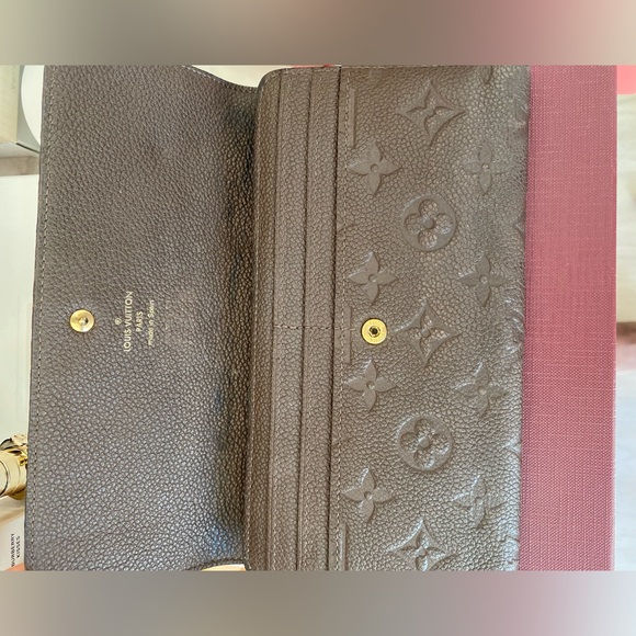 Louis Vuitton Dark Brown Embossed Wallet - Picture 8 of 14